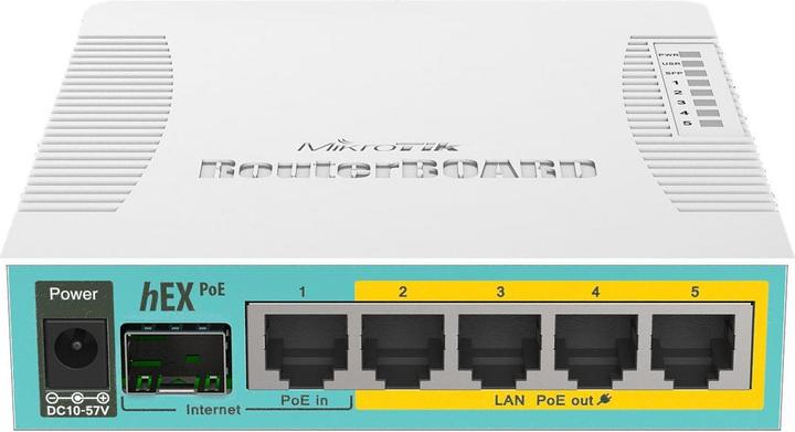 Produktbild MikroTik RB960PGS: HEX PoE 5 Port Router 5x 1000Mbps