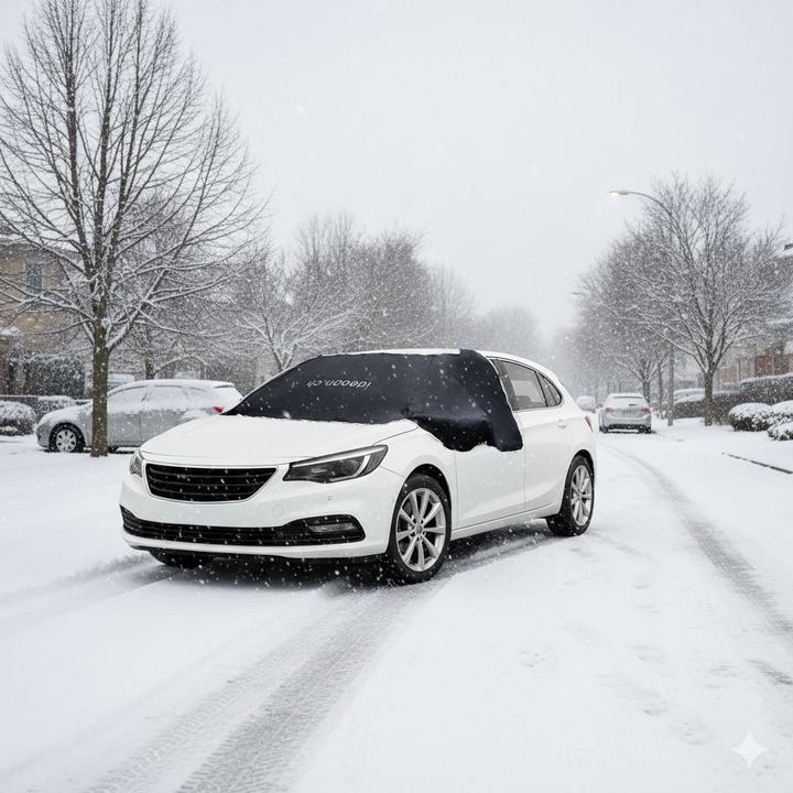 Produktbild Ideoon Autoscheibenabdeckung mit Seitenscheibenschutz, Magnet-Befestigung, 270 x 94 cm