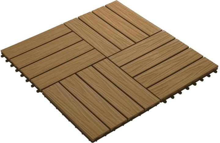 Produktbild vidaXL Terrassenfliese (11x, 30 x 30 cm)