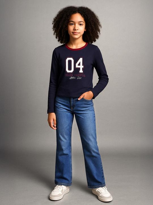 Actual product image Jonen Mädchen Flared-Jeans (146)