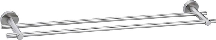 MOON Towel rail two-arm incl. adhesive solution without drilling