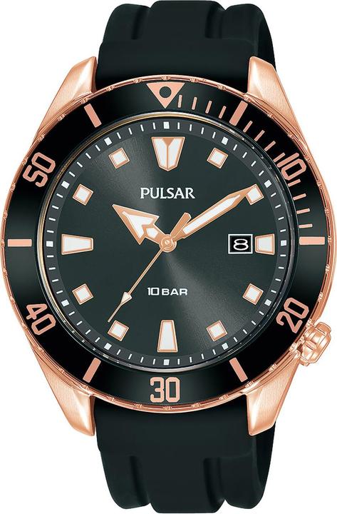 Pulsar PG8312X1 Klassik Herren 43mm 10ATM (Analoguhr, 43 mm)
