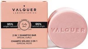 Actual product image Valquer Laboratorios 2 in 1 Curly Solid Shampoo and Conditioner 95% Natural Ingredients 70g - Curly (Solid shampoo, 80 g)