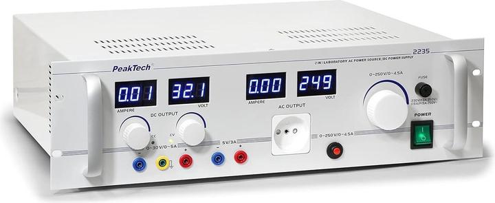 Produktbild Peaktech AC-Netzteil und DC-Stromversorgung 3 Kan....30 VDC 5 A...250 VAC 4 - 1.000 W - 1