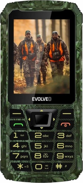 Produktbild Evolveo StrongPhone Z6, 2,8" vodotěsný odolný/2xSIM/2px/micro SDHC/4000mAh/camo (2.80", 2G)
