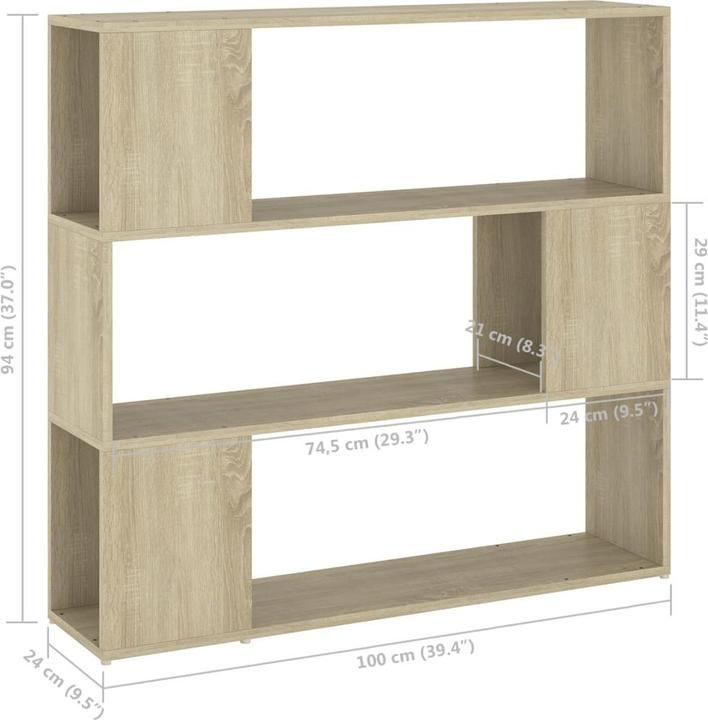 Immagine prodotto vidaXL Bücherschrank (100 x 24 x 94 cm)