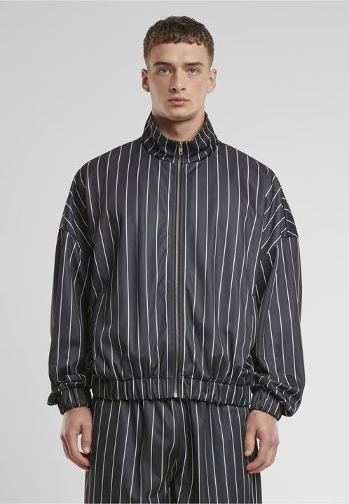 Actual product image Urban Classics Pinstripe Trackjacket black/white L (L)