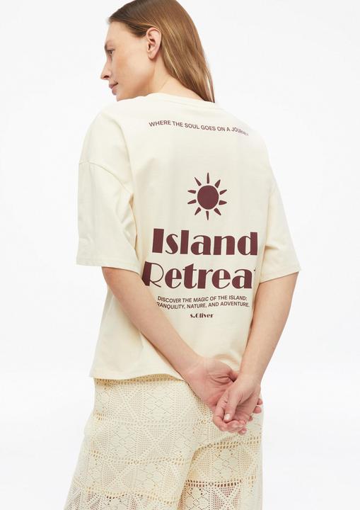 Produktbild s.Oliver Oversized Baumwoll-T-Shirt mit Print (40)