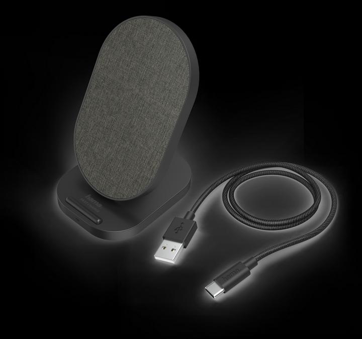 Actual product image Hama QI-FC10S fabric (10 W)