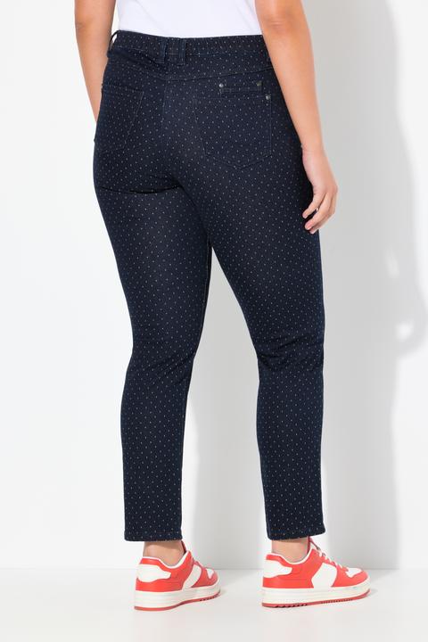 Produktbild Ulla Popken Jeans Sarah, Punkte, schmales, konisches Bein (62)