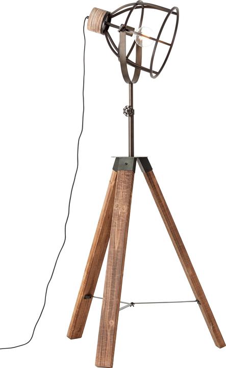 Brilliant Matrix Wood E27 STA-STATIV 180mm Standleuchte, dreibeinig (E27)