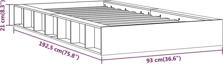 Actual product image vidaXL Jemma (75 x 190 cm)