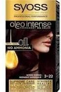 Actual product image Syoss Oleo Intense Permanent Oil Colour - Barva na vlasy 50 ml 3-22 Midnight Bordeaux - (3-22 Midnight Bordeaux)