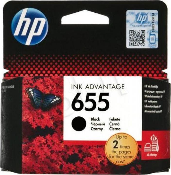Image du produit HP 655 14 ml Noir (CF)