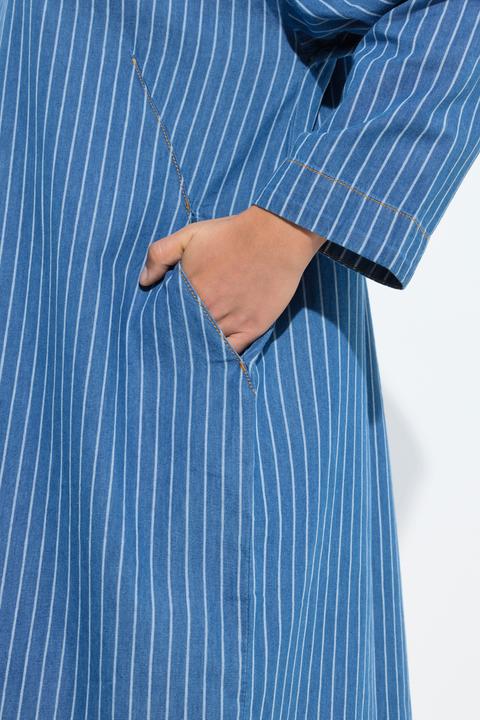 Image du produit Laurasøn Robe rayée en denim, manches longues (48)