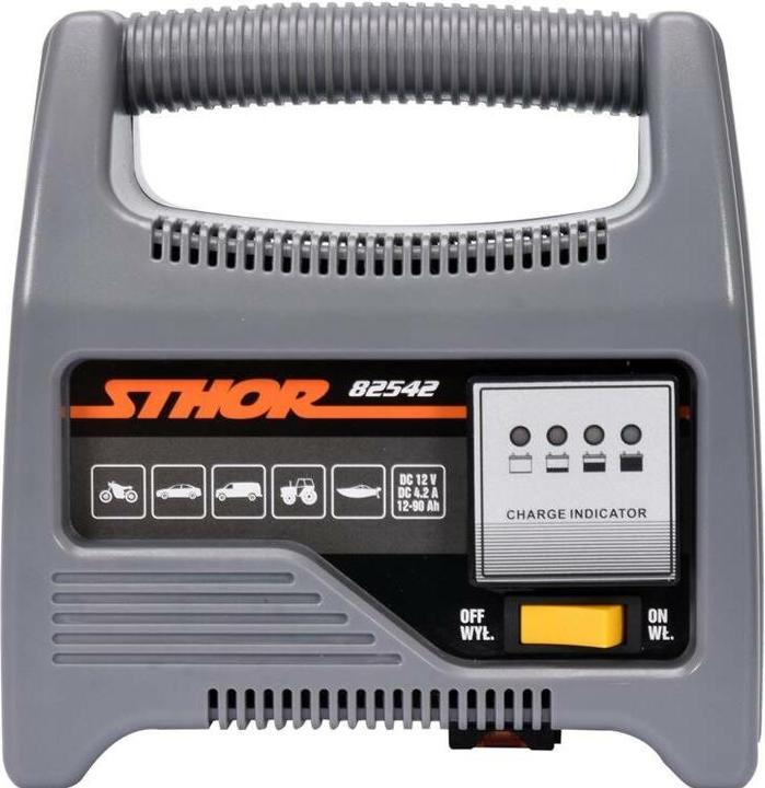 Productafbeelding Toya STHOR Įkroviklis 12V 6A 90Ah LED (12V, 90 A)