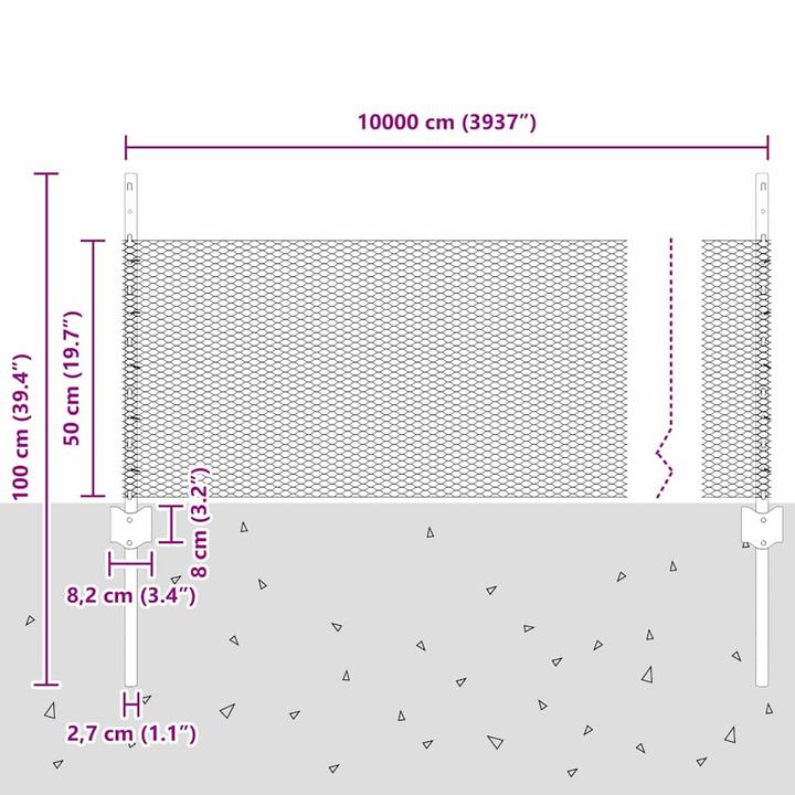 Produktbild vidaXL Aussenbarriere