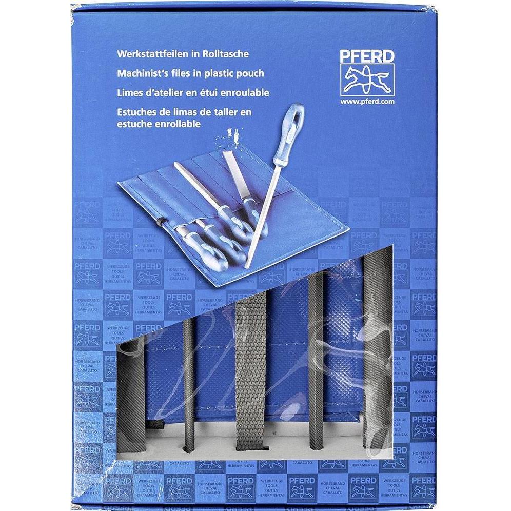 Thumbnail - Pferd, Raspel + Feile, Werkstattfeilen in Rolltasche 520 WRU 200 (Hieb 2, 200 mm)