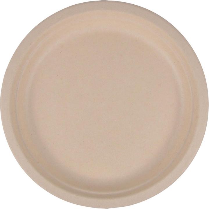 Natura Punto Teller rund aus Zuckerrohr 24er-Set (24 x)