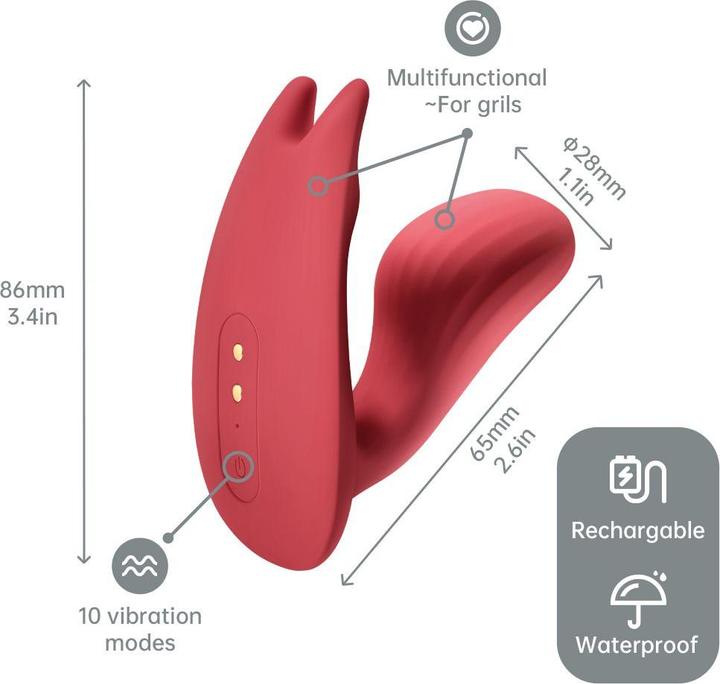 Actual product image Magic Motion Umi Smart Wearable Dual Motor Vibrator