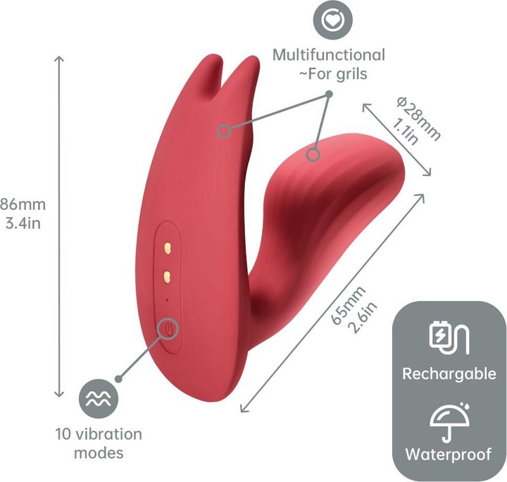 Image du produit Magic Motion Vibromasseur Umi Smart Wearable à double moteur