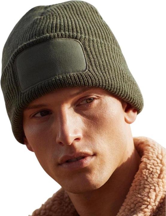Actual product image Beechfield Thinsulate Printer Patch Beanie (One size)