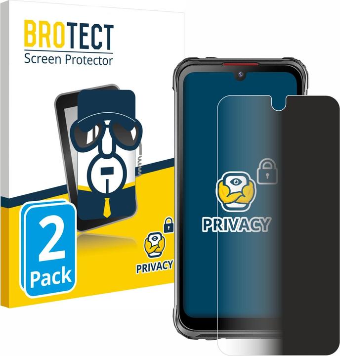Produktbild BROTECT Sichtschutzfolie Anti-Spy Privacy Folie Blaulicht-Schutz (2 Stück, Hotwav Cyber 7)