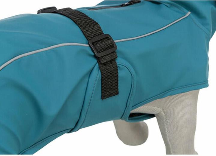 Actual product image Trixie Vimy raincoat, M: 50 cm, petrol (M, Dog coat)