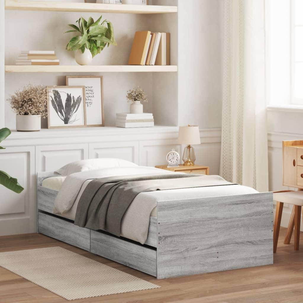 VidaXL, Bett, Jabari (90 x 190 cm)