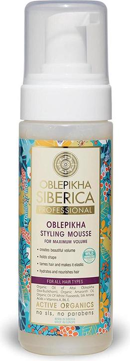 Immagine prodotto Natura Siberica Siberica Professional - Mousse Styling Oblepikha per il Massimo Volume Mousse Styling Capelli (170 ml, Schiuma a volume)
