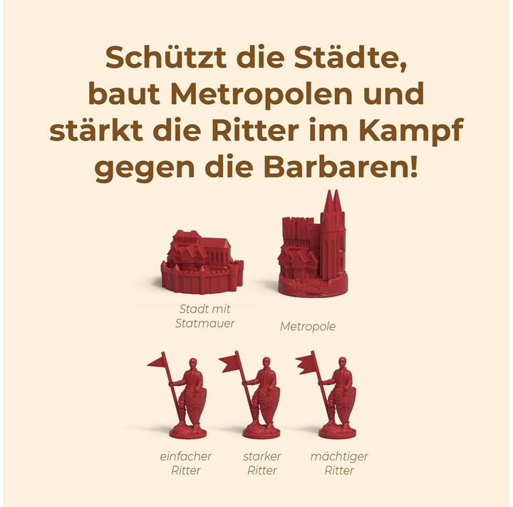 Actual product image Kosmos CATAN - Städte & Ritter (German, 3 - 4 Players)