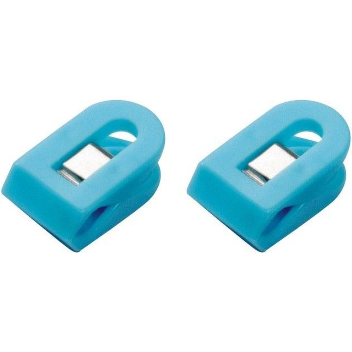 Laurel, Büroklammer, Briefklemmer Multi Clip Liliput 15x25mm VE=8 Stück hellblau (8 x)