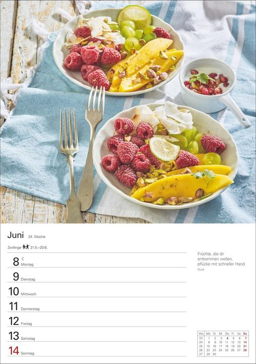 Produktbild Harenberg Küchenkalender Wochenplaner 2026 - 53 inspirierende Fotografien