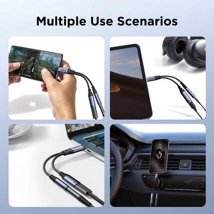 Image du produit Joyroom SY-C02 (USB Type C, Prise de 3,5 mm, USB Type C)