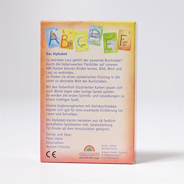 Actual product image Grimm's Card game, the alphabet (German)