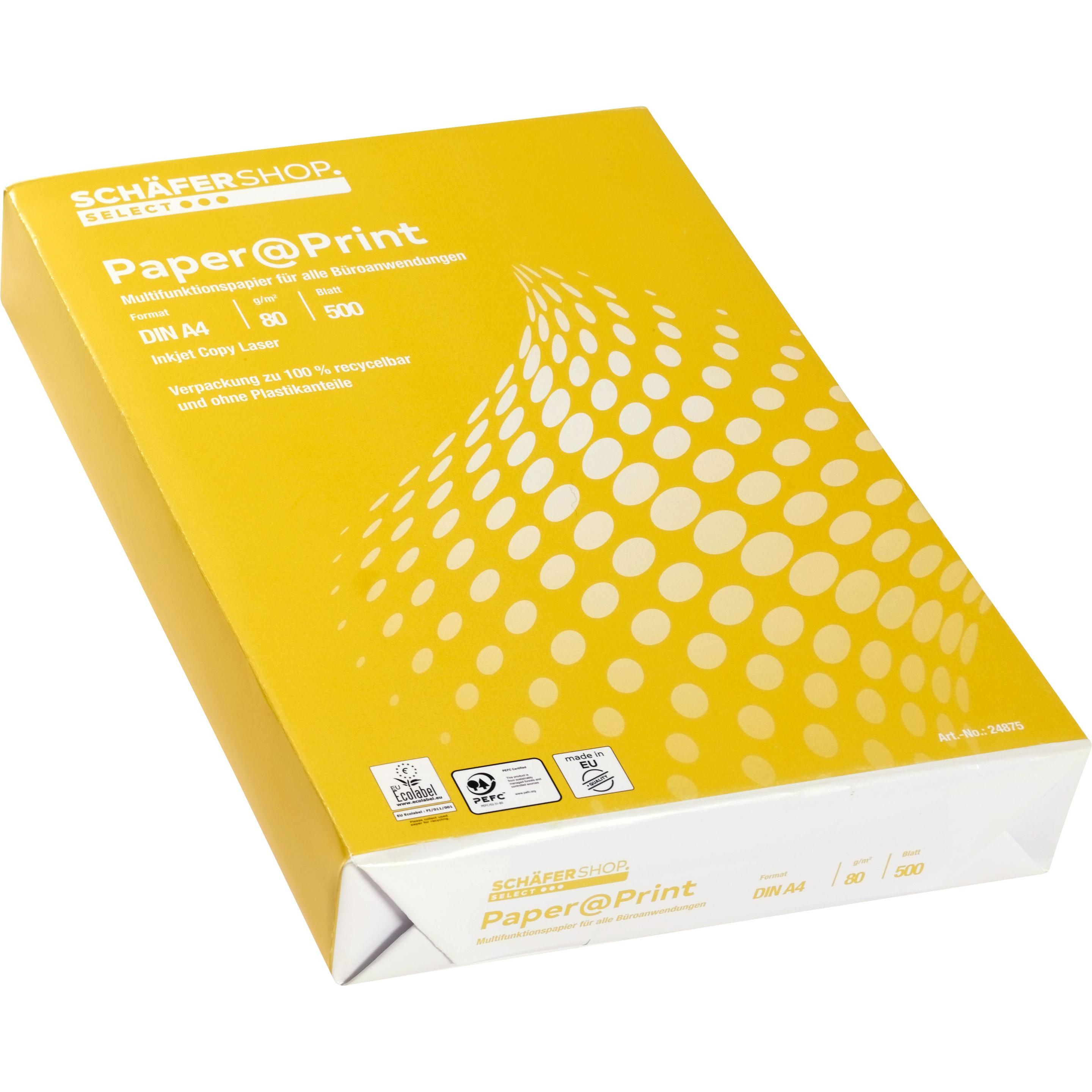 10x Schäfer Shop, Kopierpapier, Kopierpapier (80 g/m², 500 x, A4)