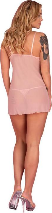 Produktbild LivCo Corsetti Fashion - HYEONA 1710 BABYDOLL + THONG ROSE L (S, M, L, XL)