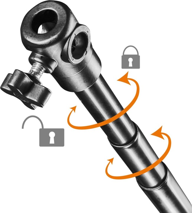Image du produit Walimex Système de fond de télescope 1,2 - 3m (120 cm, 256 cm)