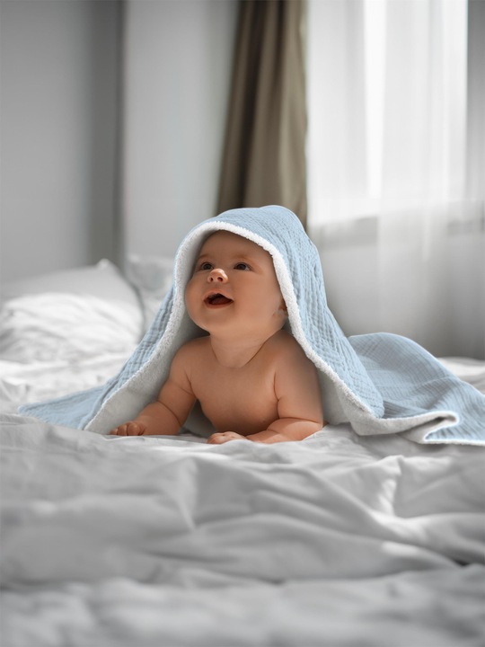 Actual product image Aspero 2x Baby Musselin Wickeltücher aus Bio-Baumwolle