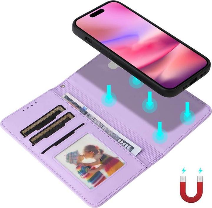 Actual product image Cover-Discount iPhone 16 - Divisible wallet case 2-in-1 mobile phone case (Apple iPhone 16)
