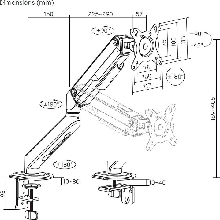 Produktbild Aisens DT32TSR-447 (Tisch, 32", 9 kg)