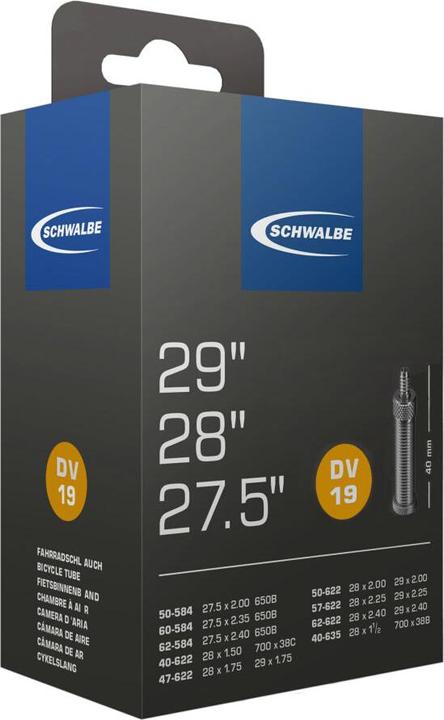 Image du produit Schwalbe Sv19 (Presta (SV), 27.5", 28", 29", 40 mm)