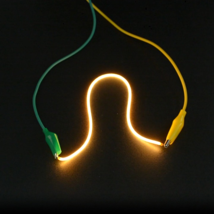 Actual product image DFRobot Flexibles LED-Filament Warmweiss 3V 260mm 5 Stück