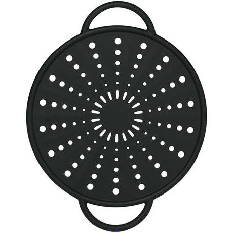Emsa Spritzschutz 4in1 schwarz 21cm, Zubehör Kochgeschirr, Schwarz