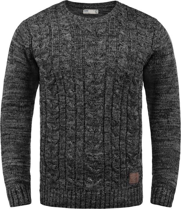 Image du produit Solid Philemon Pull En Grosse Maille Pull-Over Tricot Pour Homme Avec Encolure Rond 100% Coton (M)