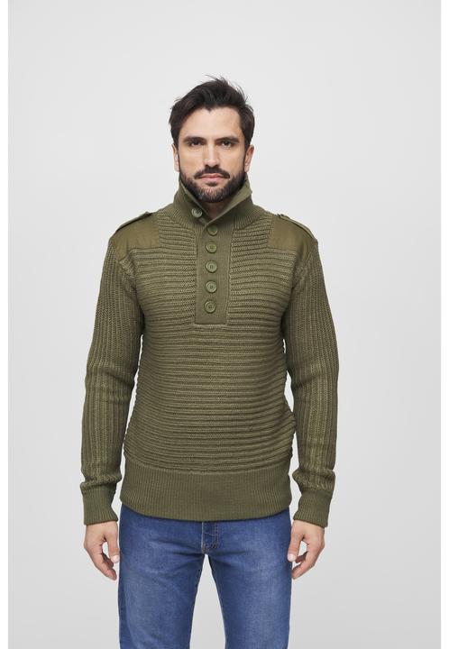 Produktbild Brandit Alpine Pullover Grösse M Farbe Oliv (M)