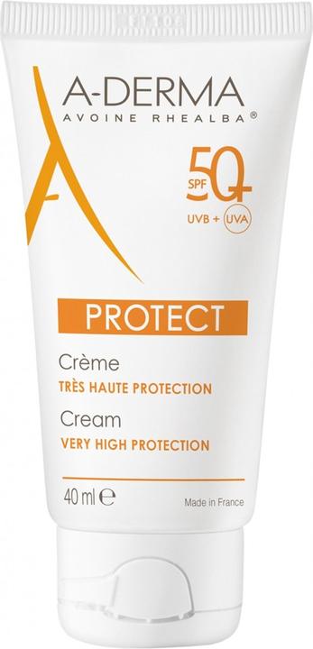 Actual product image A-Derma A derma Protect Fragrance Free Cream Spf50 40ml (Suntan cream, SPF 50+, 40 ml)