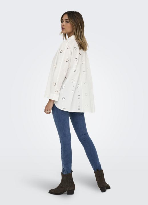 Produktbild Only Onlnew Lina Grace Ls Brod Angl Shirt Wvn (S)