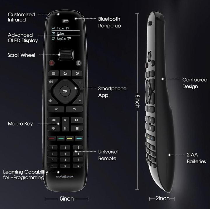 Produktbild Sofabaton U2 (Universal Fernbedienung, Infrarot, Bluetooth)