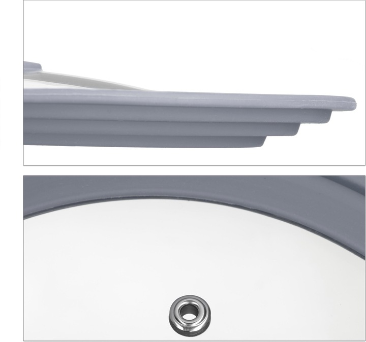 Actual product image Relaxdays Saucepan Lid Universal, Glass Cover (26 cm, Glass)